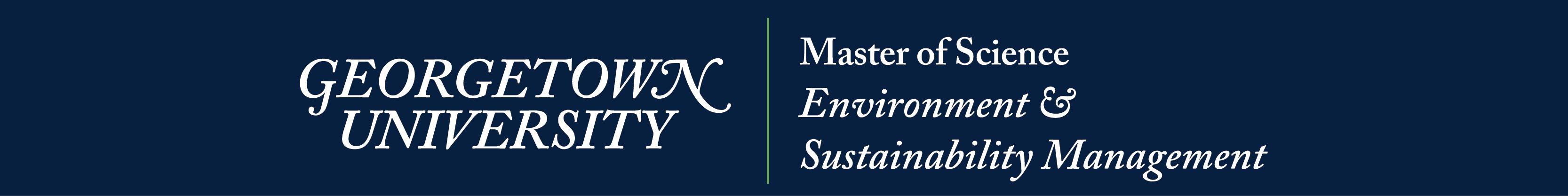 Horizontal Logo for the ESM Program